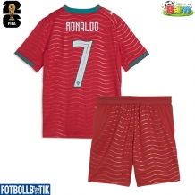 Portugal Cristiano Ronaldo #7 Hemmatröja Barn VM 2026 Kortärmad (+ Korta byxor)